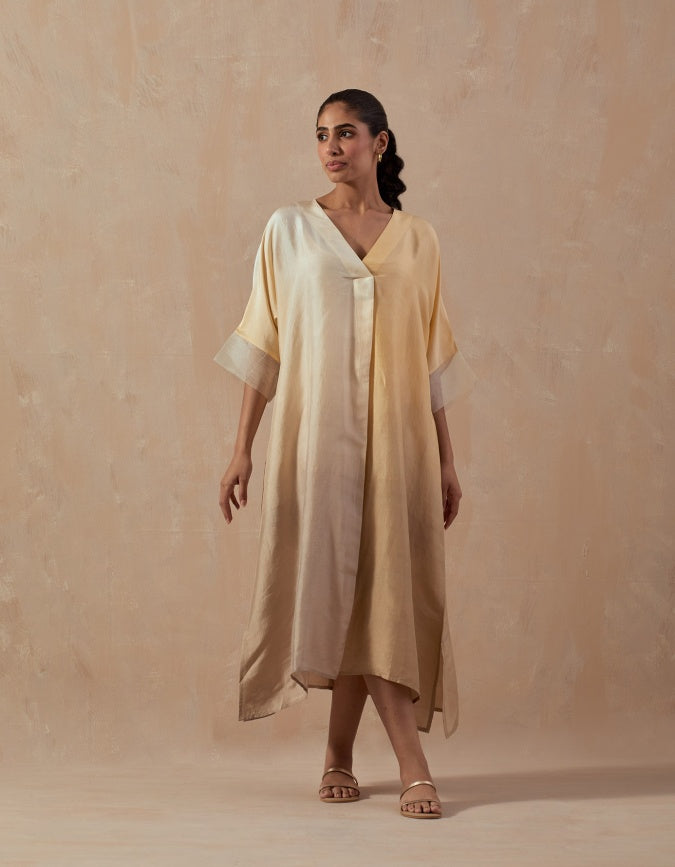 Ivory Ombre Kaftan